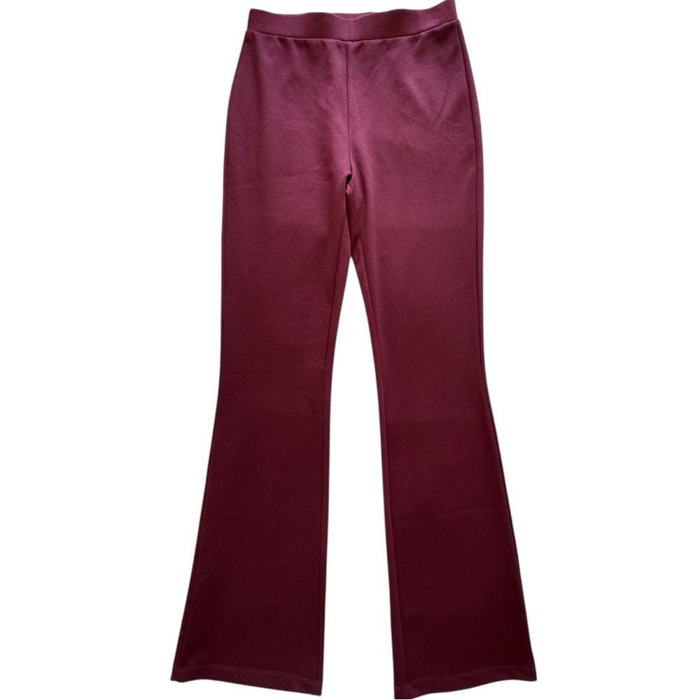 Sanctuary Filmore Burgundy Flare Leggings Size Small NWOT Small High Rise